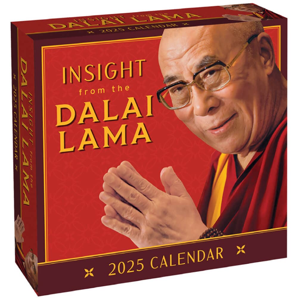 Dalai Lama Insight 2025 Desk Calendar Main Product Image width=&quot;1000&quot; height=&quot;1000&quot;