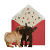 image Die Cut Two Dogs (Pug &amp; Frenchie) Anniversary Card Main Product Image width=&quot;1000&quot; height=&quot;1000&quot;