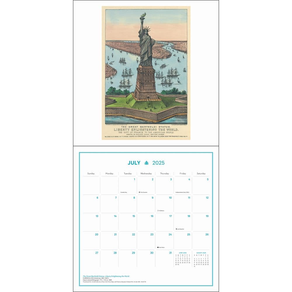 New York in Art MET 2025 Wall Calendar First Alternate Image width=&quot;1000&quot; height=&quot;1000&quot;