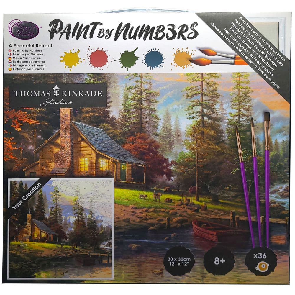 Kinkade Retreat Paint by Number Kit Main Product Image width=&quot;1000&quot; height=&quot;1000&quot;