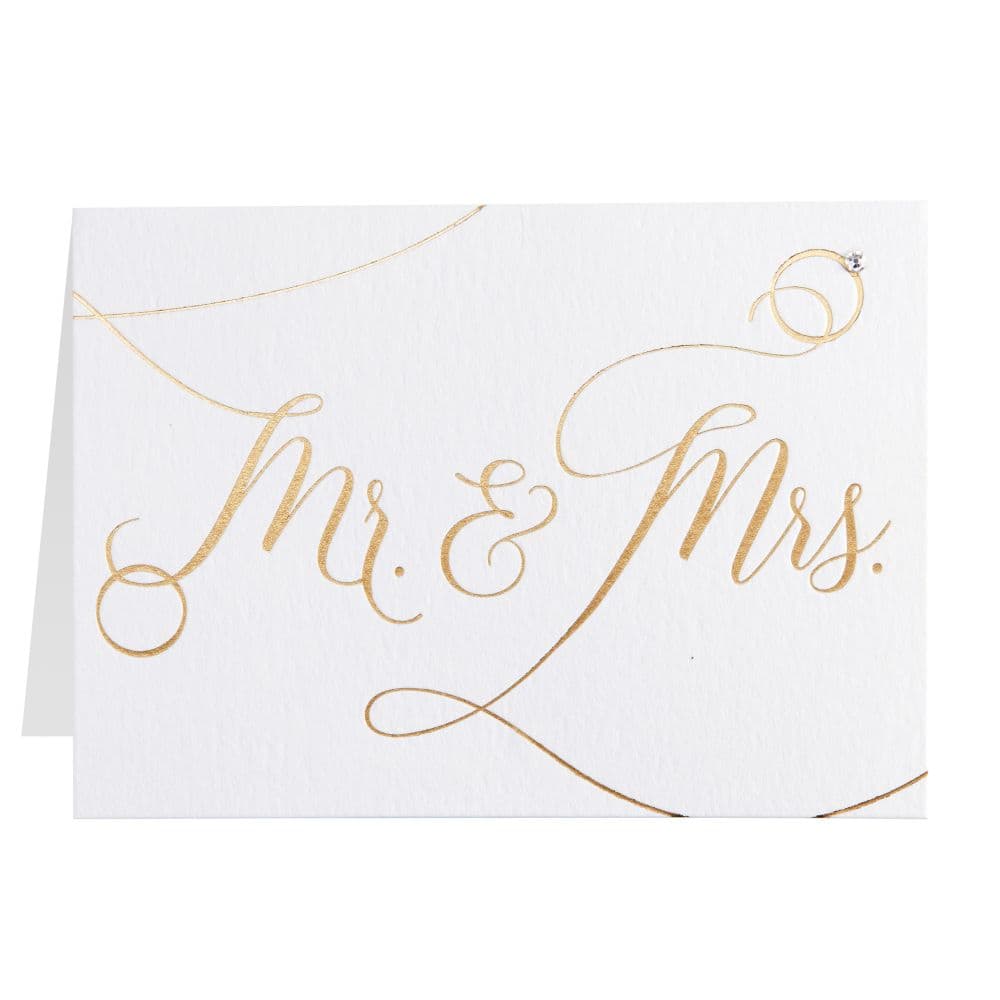 Mr and Mrs with Ring Wedding Card Sixth Alternate Image width=&quot;1000&quot; height=&quot;1000&quot;