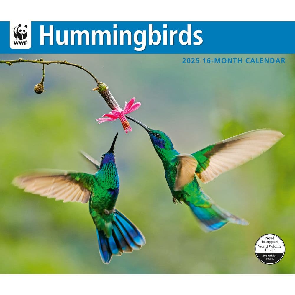 image Hummingbirds WWF 2025 Wall Calendar Main Image