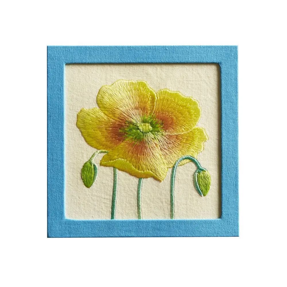 Yellow Embroidered Flower Get Well Card First Alternate Image width=&quot;1000&quot; height=&quot;1000&quot;