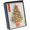 image Asian Fan Tree 8 Count Boxed Christmas Cards box packaging