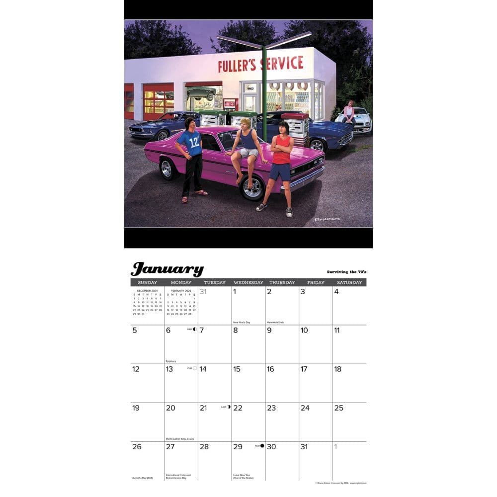 Classic Cruisin and Chrome 2025 Wall Calendar Second Alternate Image width=&quot;1000&quot; height=&quot;1000&quot;