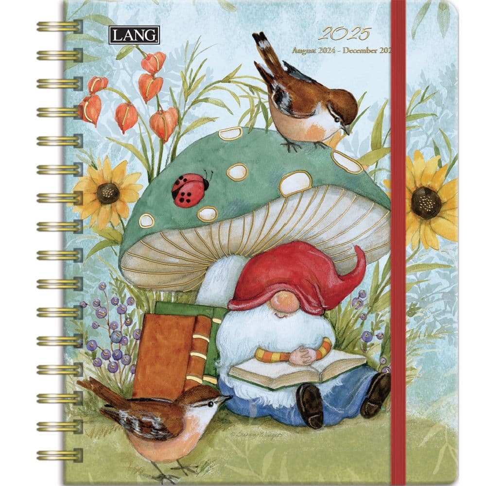 Gnome Sweet Gnome by Susan Winget 2025 Deluxe Planner Main Product Image width=&quot;1000&quot; height=&quot;1000&quot;