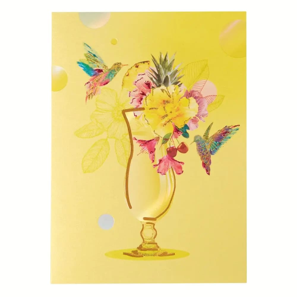 Tropical Drink Mother&#39;s Day Card front