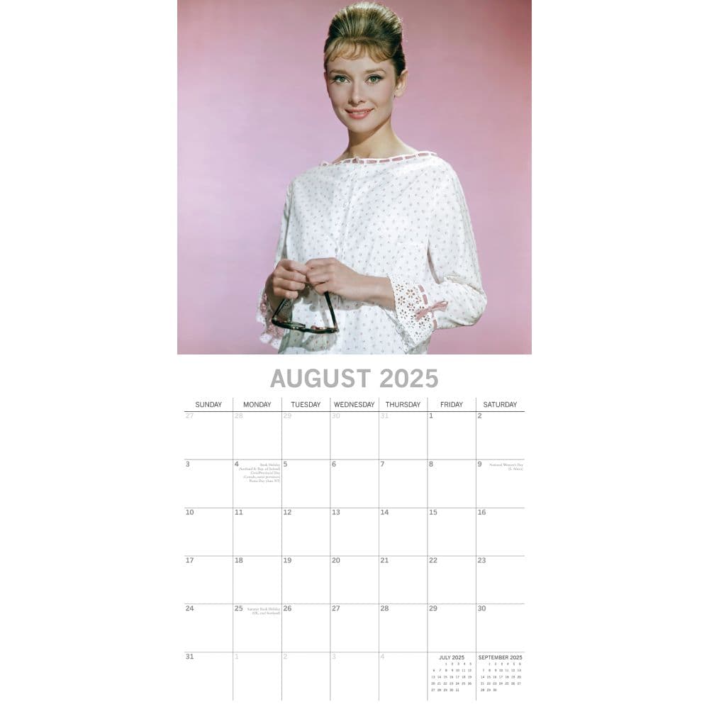 Audrey Hepburn 2025 Wall Calendar Third Alternate Image width=&quot;1000&quot; height=&quot;1000&quot;