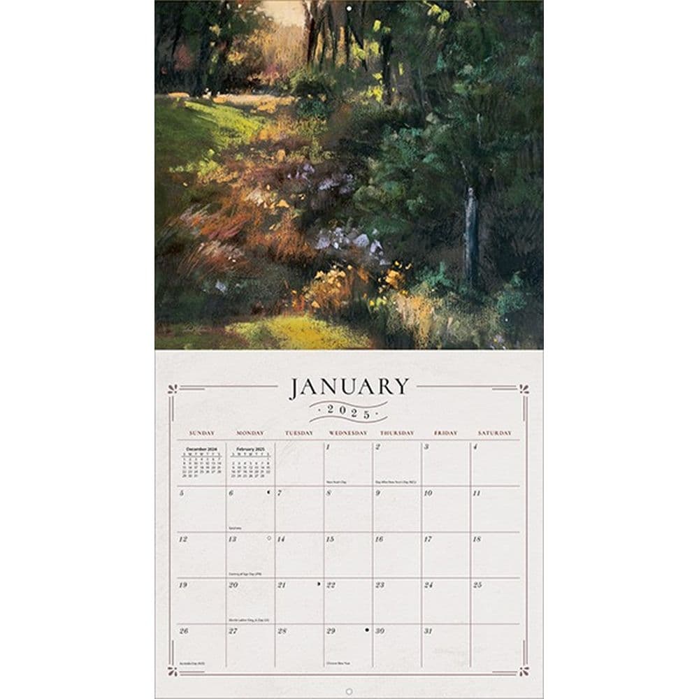 Soft Escapes by Valerie McKeehan 2025 Wall Calendar Second Alternate Image width=&quot;1000&quot; height=&quot;1000&quot;