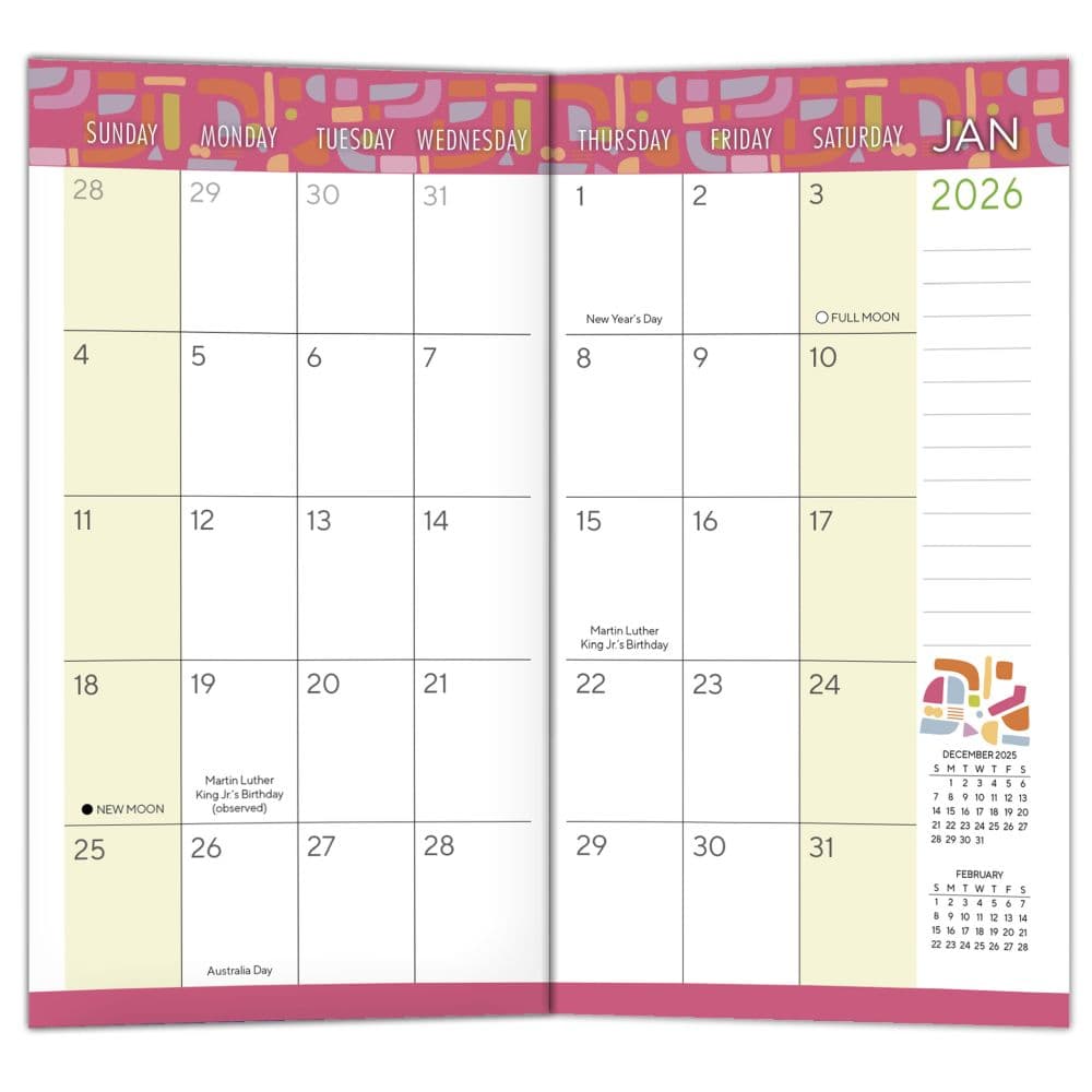 Groovy Noodles 2025 2-Year Pocket Planner Third Alternate Image width=&quot;1000&quot; height=&quot;1000&quot;