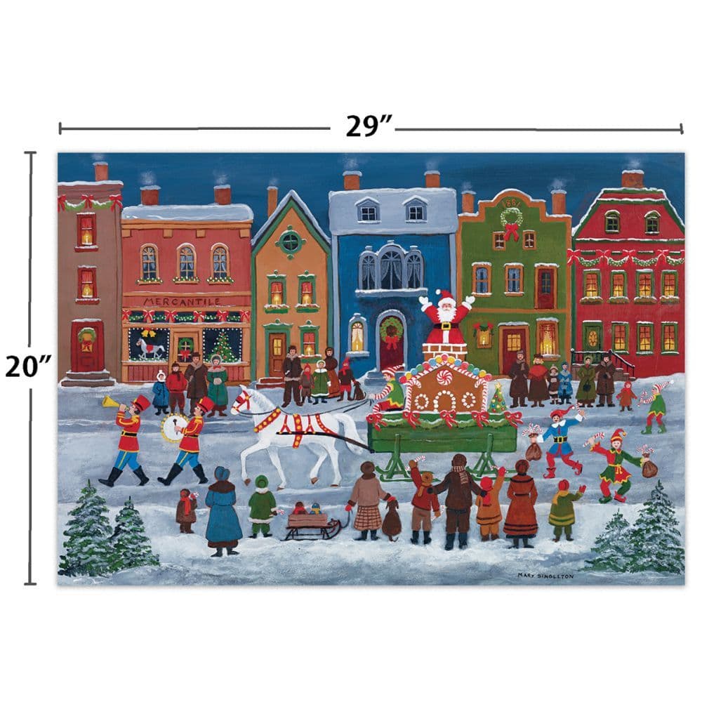 Christmas Parade 1000 Piece Puzzle by Mary Singleton Alternate Image 4
