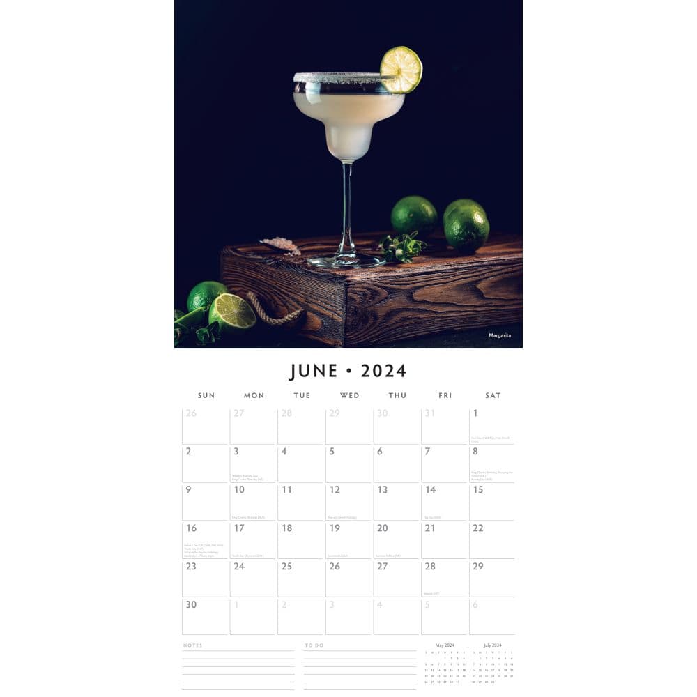 Cocktails 2024 Wall Calendar Second Alternate Image width=&quot;1000&quot; height=&quot;1000&quot;