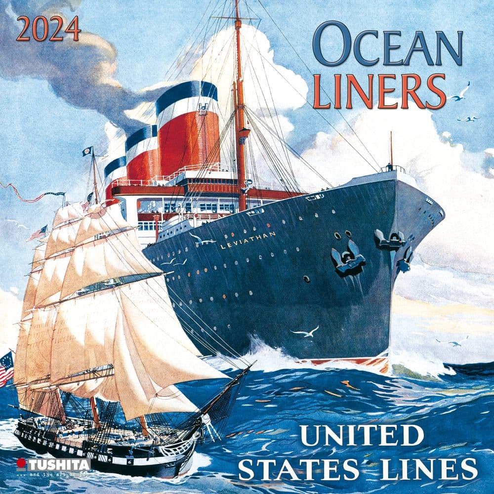 Ocean Liners 2024 Wall Calendar Main Product Image width=&quot;1000&quot; height=&quot;1000&quot;