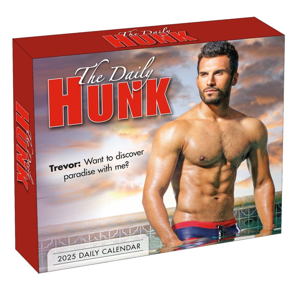 Daily Hunk Get Things Done 2025 Desk Calendar Main Product Image width=&quot;1000&quot; height=&quot;1000&quot;