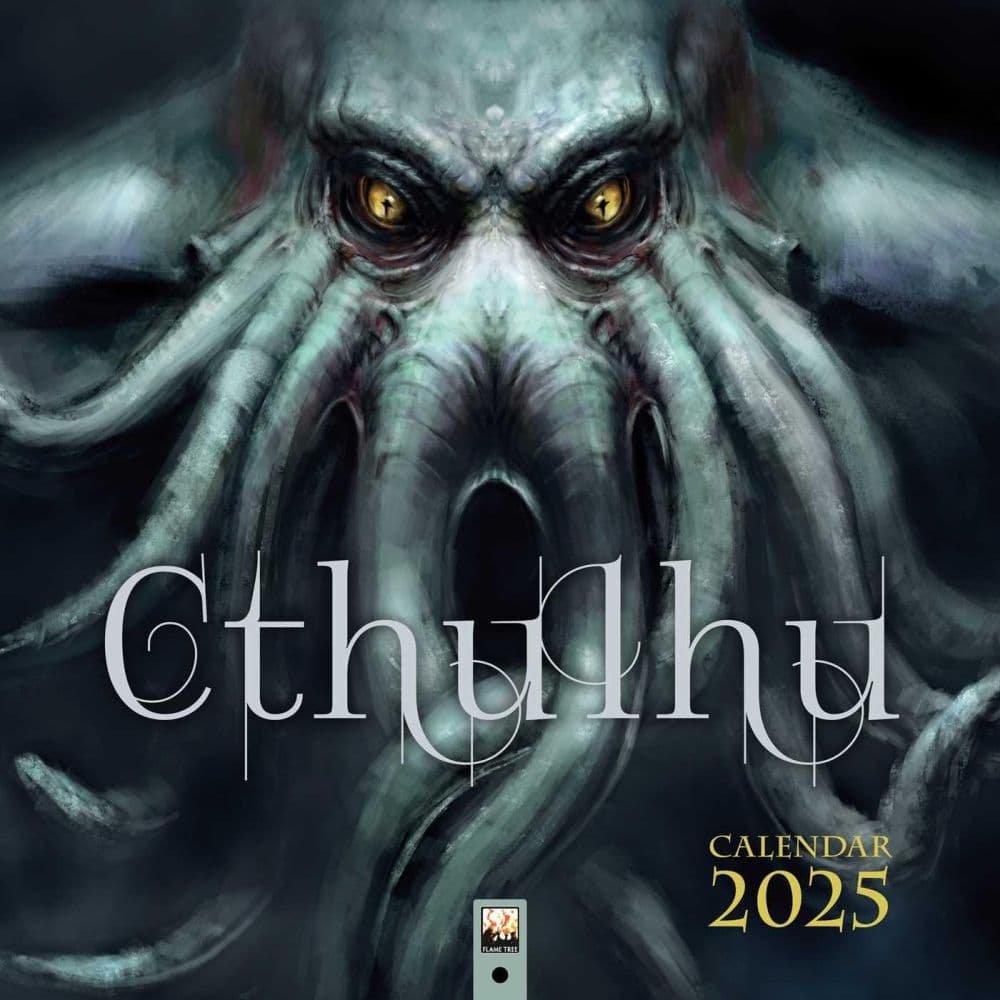 Cthulhu 2025 Wall Calendar Main Product Image width=&quot;1000&quot; height=&quot;1000&quot;