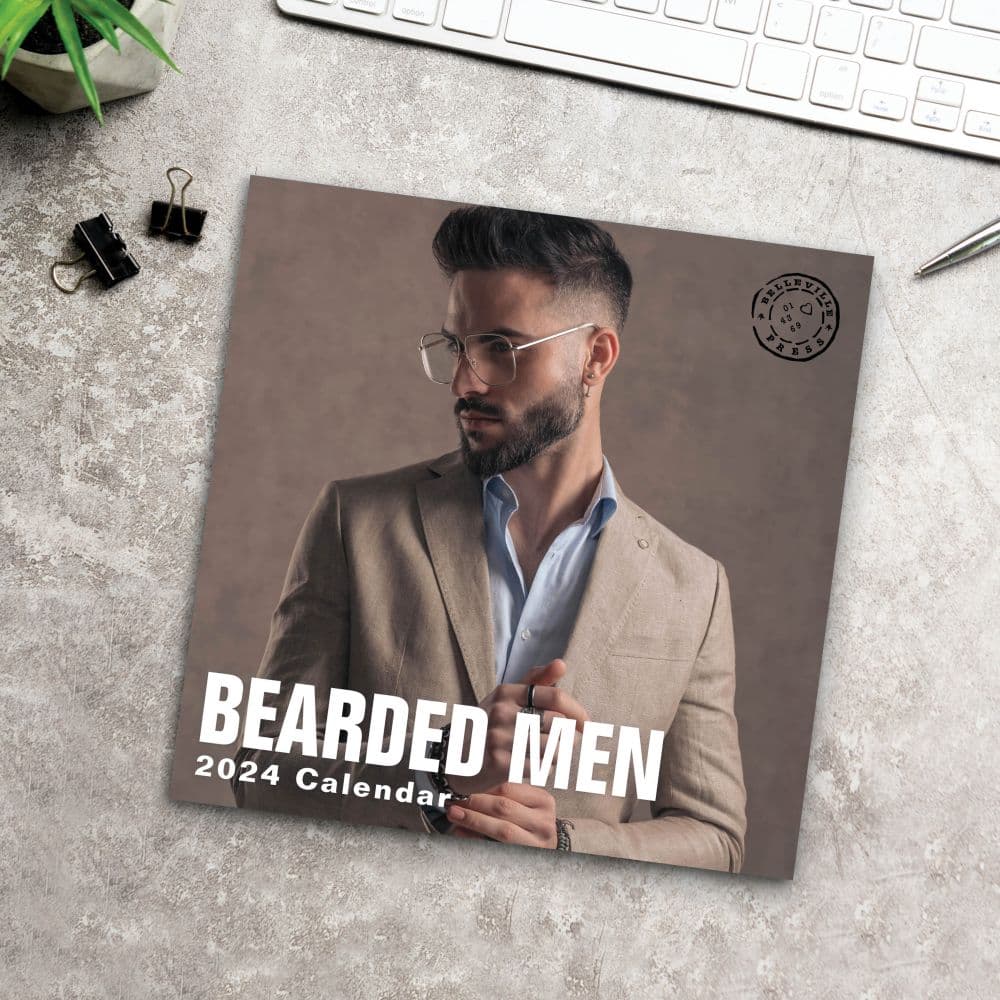 Bearded Men 2024 Wall Calendar Fifth Alternate Image width=&quot;1000&quot; height=&quot;1000&quot;