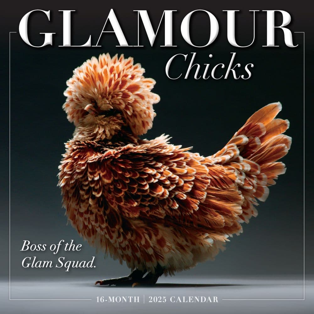 Glamour Chicks 2025 Wall Calendar Main Product Image width=&quot;1000&quot; height=&quot;1000&quot;