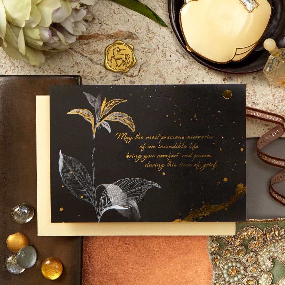 Fine Art with Gold Sympathy Card Seventh Alternate Image width=&quot;1000&quot; height=&quot;1000&quot;