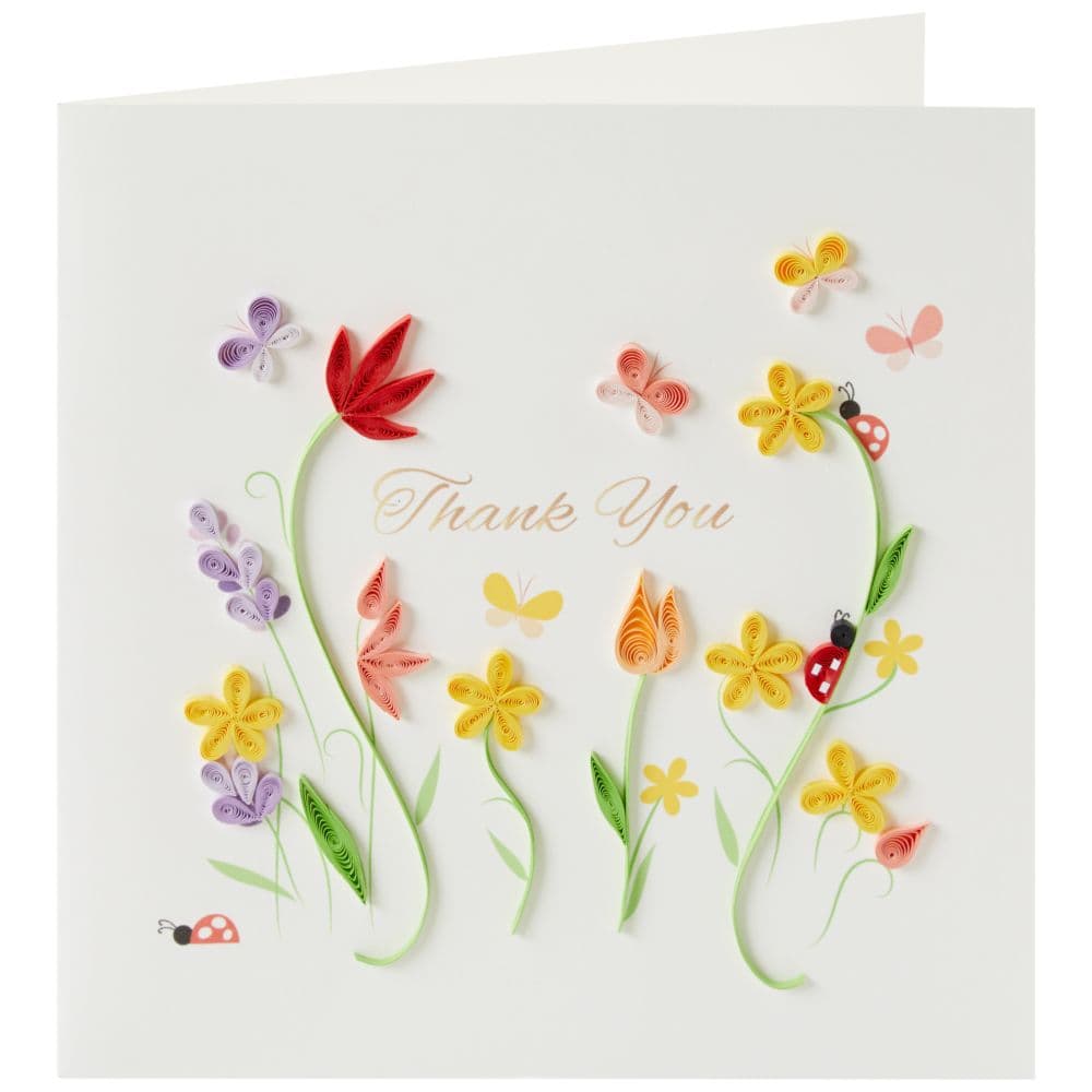 Gardening Quilling Thank You Card Fifth Alternate Image width=&quot;1000&quot; height=&quot;1000&quot;