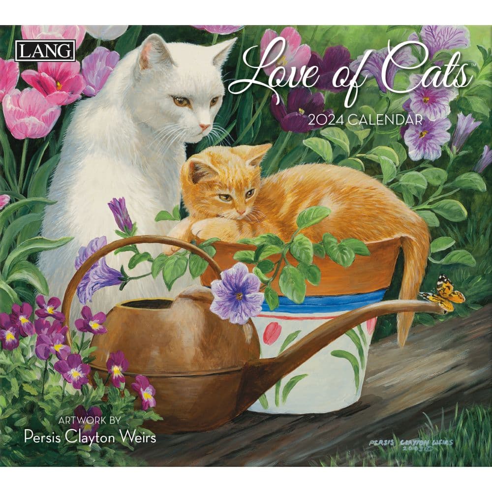 Love Of Cats 2024 Wall Calendar Main Image