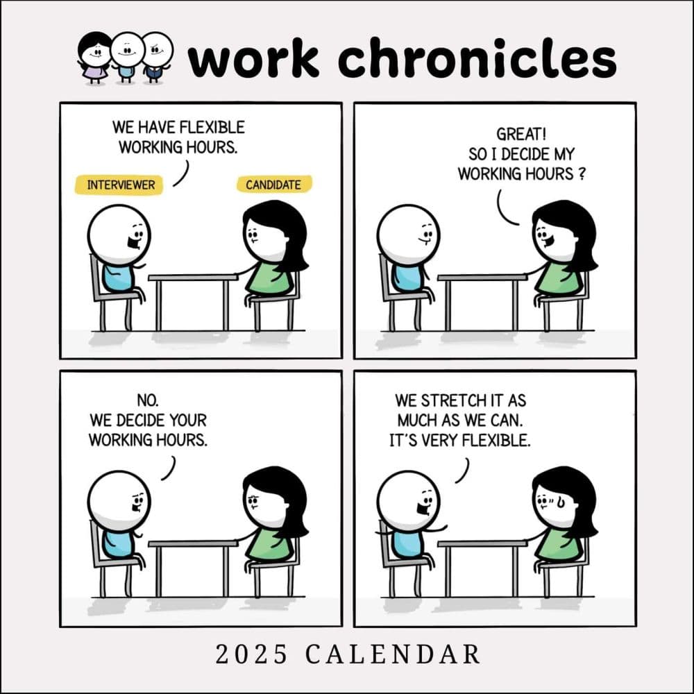 Work Chronicles 2025 Wall Calendar Main Product Image width=&quot;1000&quot; height=&quot;1000&quot;