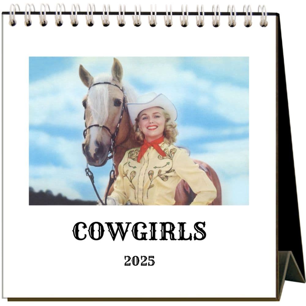 image Cowgirls 2025 Easel Desk Calendar Main Image