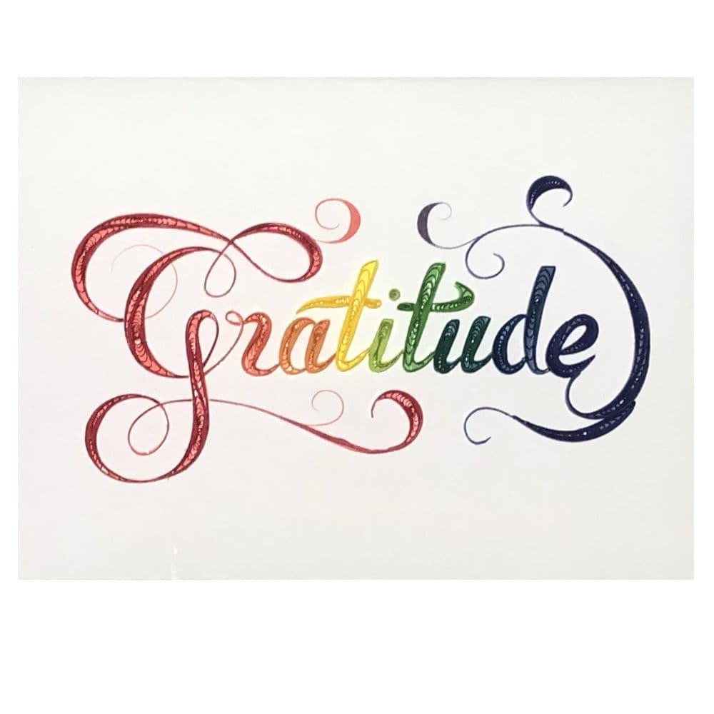Gratitude Quilling Thank You Card First Alternate Image width=&quot;1000&quot; height=&quot;1000&quot;