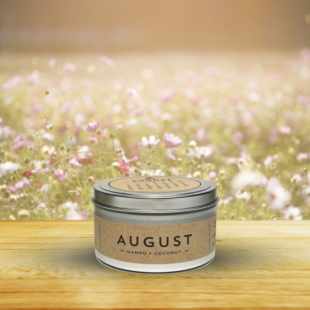 August Candle - Mango + Coconut front image