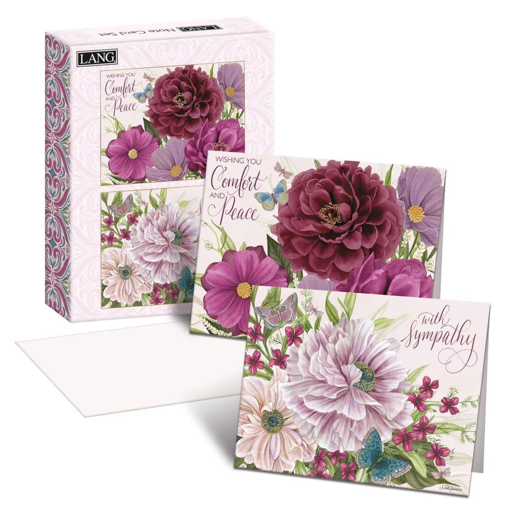 Midnight Garden Sympathy Assorted Boxed Note Cards Main