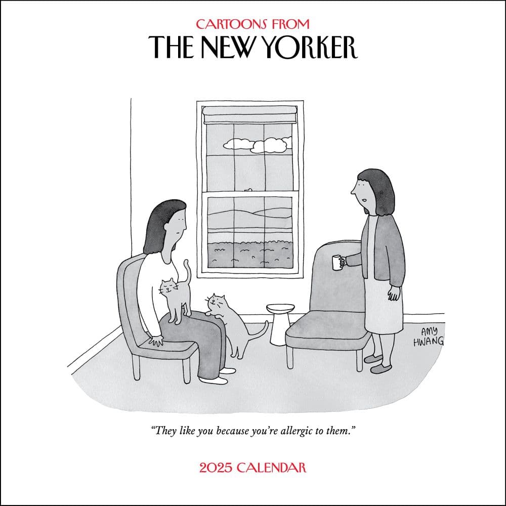 New Yorker Cartoons 2025 Wall Calendar Main Product Image width=&quot;1000&quot; height=&quot;1000&quot;