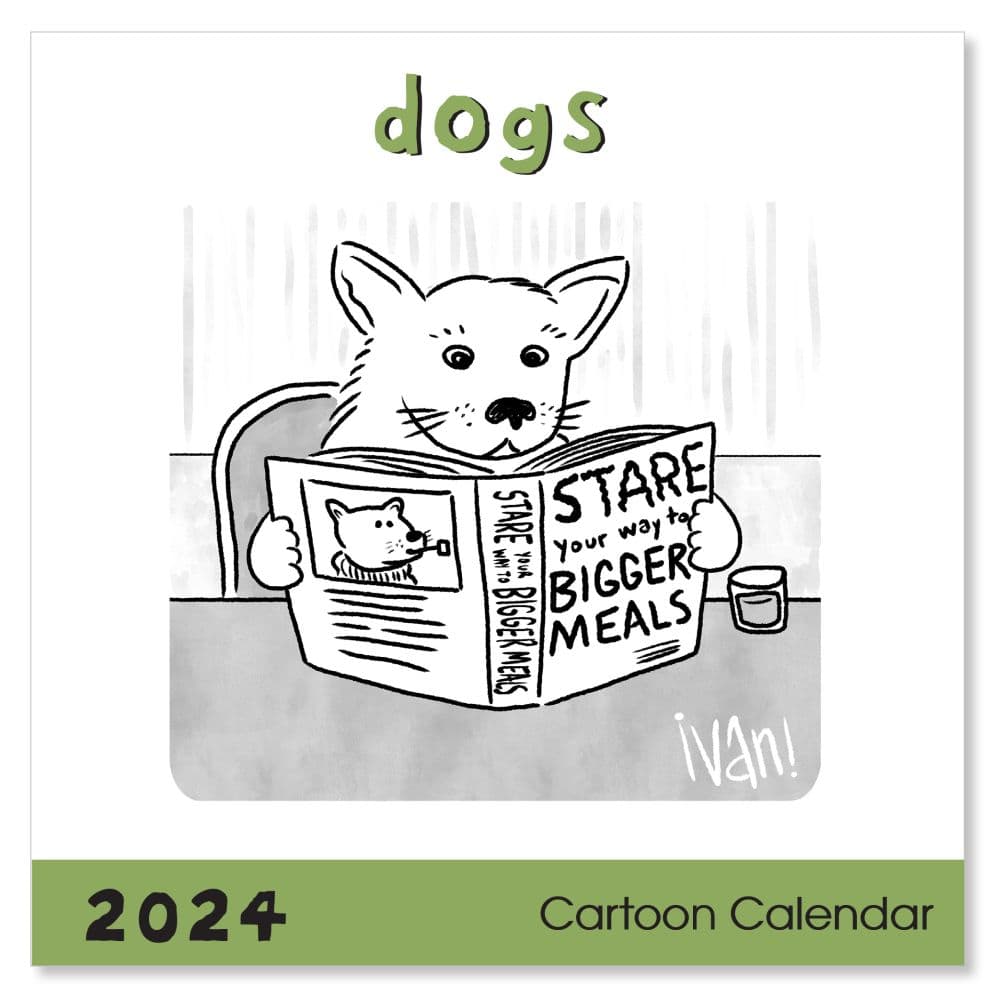Dogs Cartoons 2024 Wall Calendar Main Image