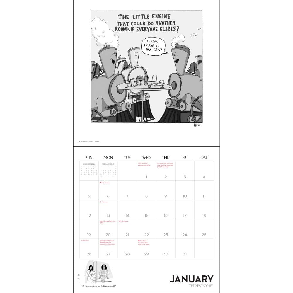 New Yorker Cartoons 2025 Wall Calendar First Alternate Image width=&quot;1000&quot; height=&quot;1000&quot;