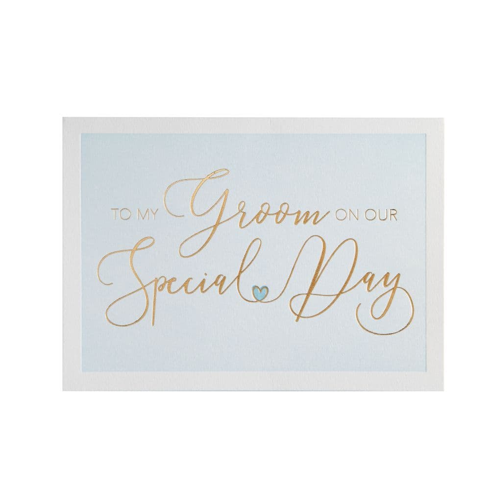 To My Groom Special Day Wedding Card First Alternate Image width=&quot;1000&quot; height=&quot;1000&quot;