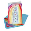 image Rainbow and Lettering Thank You Card