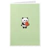 image Panda Holding Heart Anniversary Card