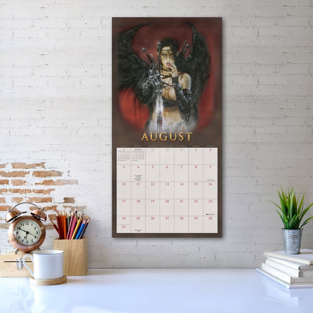 The Fantasy Art 2025 Wall Calendar by Luis Royo Fifth Alternate Image width=&quot;1000&quot; height=&quot;1000&quot;