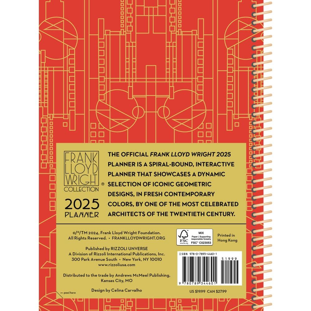 Frank Lloyd Wright 2025 Planner First Alternate Image width=&quot;1000&quot; height=&quot;1000&quot;