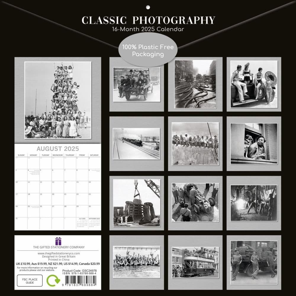 Classic Photography 2025 Wall Calendar First Alternate Image width=&quot;1000&quot; height=&quot;1000&quot;