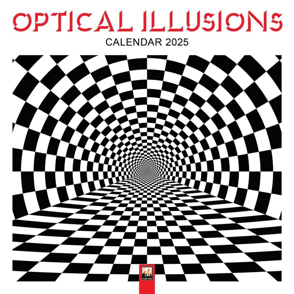 Optical Illusions 2025 Wall Calendar Main Product Image width=&quot;1000&quot; height=&quot;1000&quot;