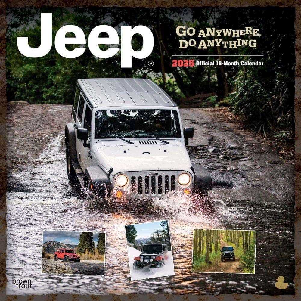 Jeep 2025 Wall Calendar Main Product Image width=&quot;1000&quot; height=&quot;1000&quot;