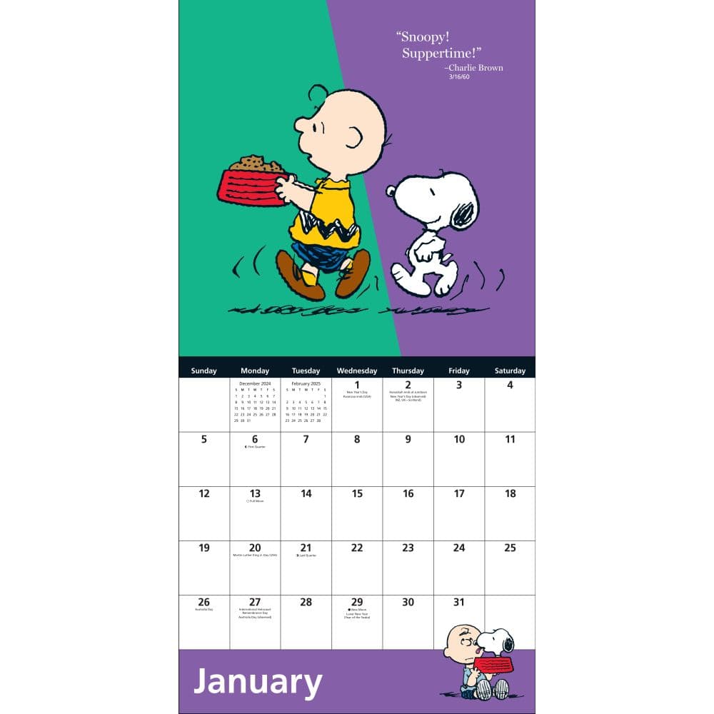Peanuts 2025 Wall Calendar Second Alternate Image width=&quot;1000&quot; height=&quot;1000&quot;