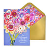 image Bouquet and Lettering Thank You Card