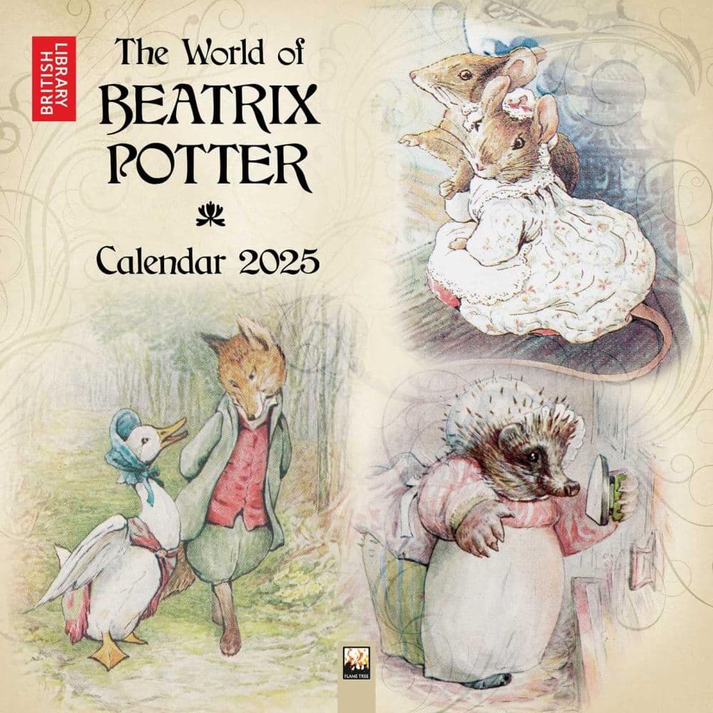 image Beatrix Potter Library 2025 Wall Calendar Main Image