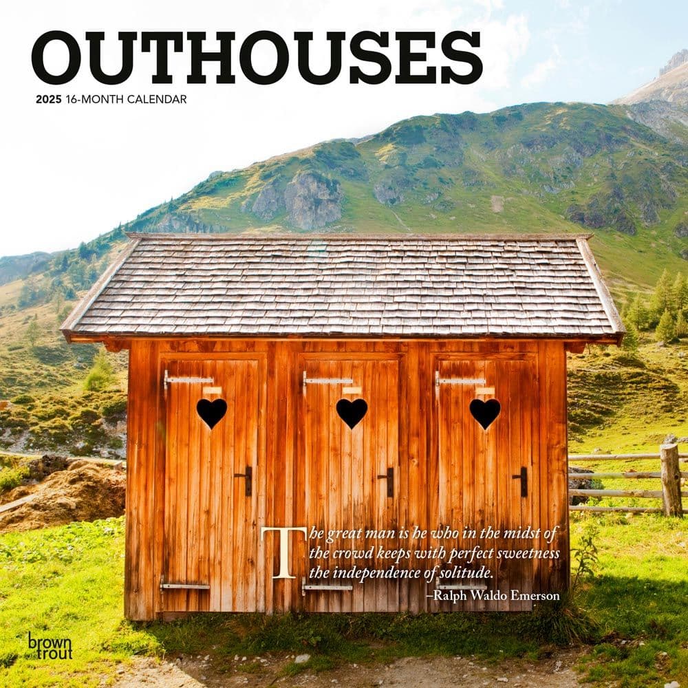 image Outhouses 2025 Wall Calendar  Main Image