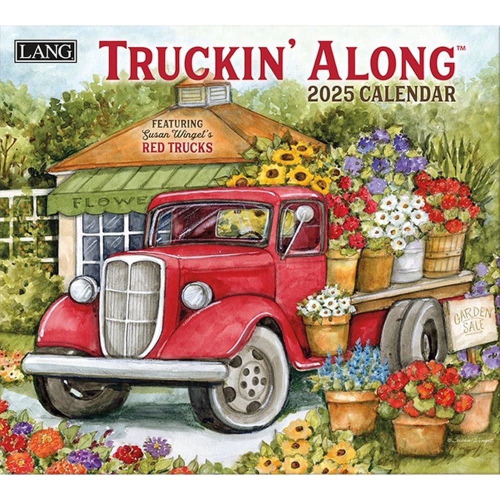 Truckin Along by Susan Winget 2025 Wall Calendar Main Product Image width=&quot;1000&quot; height=&quot;1000&quot;