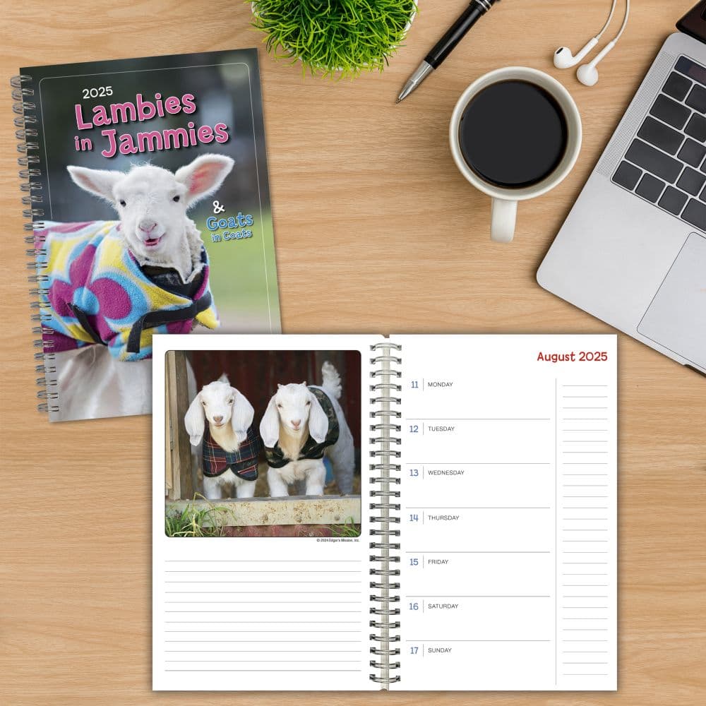 Lambies in Jammies Goats in Coats 2025 Engagement Planner Fifth Alternate Image width=&quot;1000&quot; height=&quot;1000&quot;