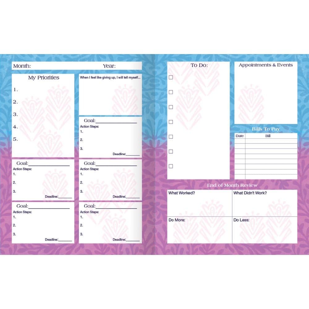 Bohemian Monthly Create It Planner by Susan Winget First Alternate Image width=&quot;1000&quot; height=&quot;1000&quot;
