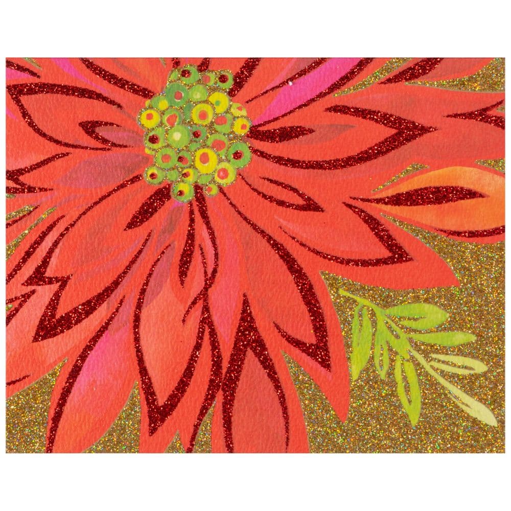Bold Stylized Poinsettia 10 Count Boxed Christmas Cards First Alternate Image width=&quot;1000&quot; height=&quot;1000&quot;