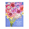 image Bouquet and Lettering Thank You Card