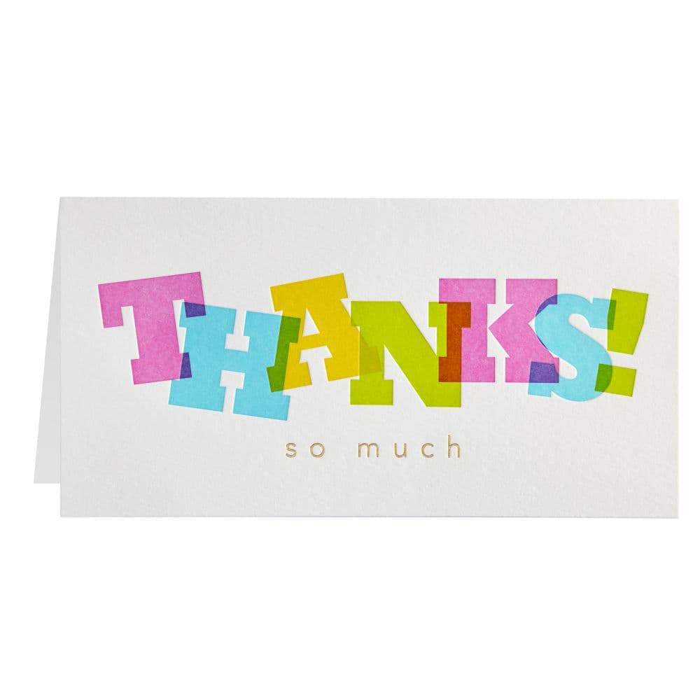 Monarch Layered Letters Thank You Card Sixth Alternate Image width=&quot;1000&quot; height=&quot;1000&quot;